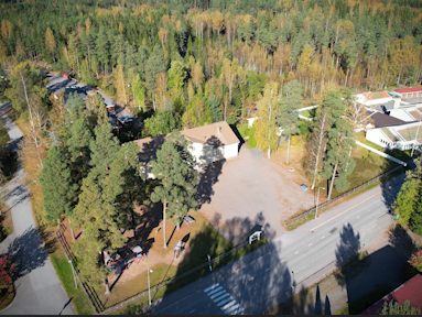 Bygdegården från luften