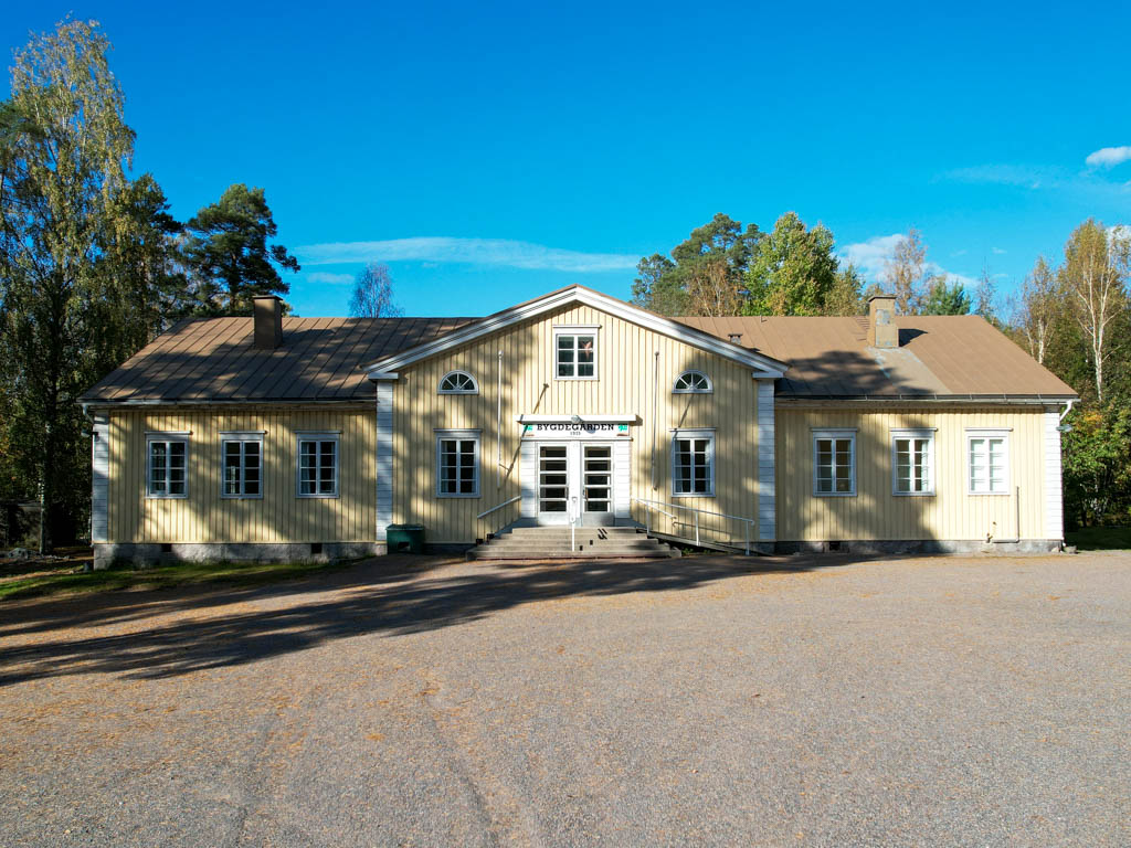 Bygdegårdens fasad