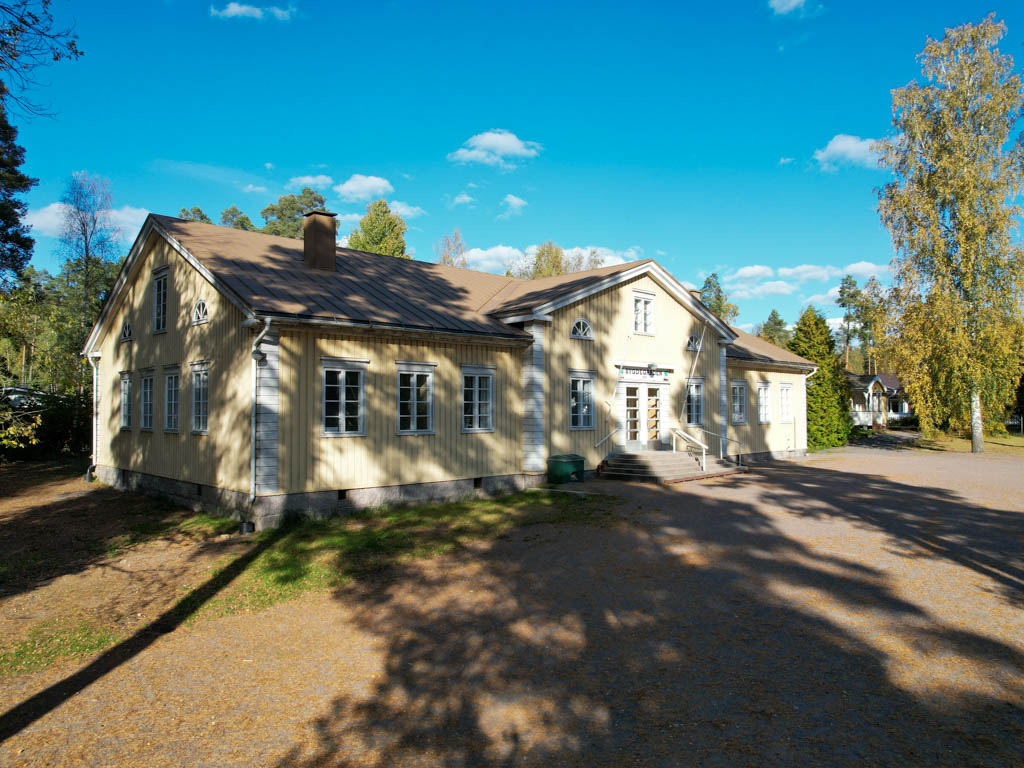 Bygdegårdens fasad