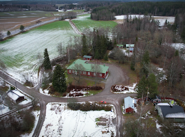 Byagården från luften